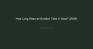 how long does an eviction take in iowa